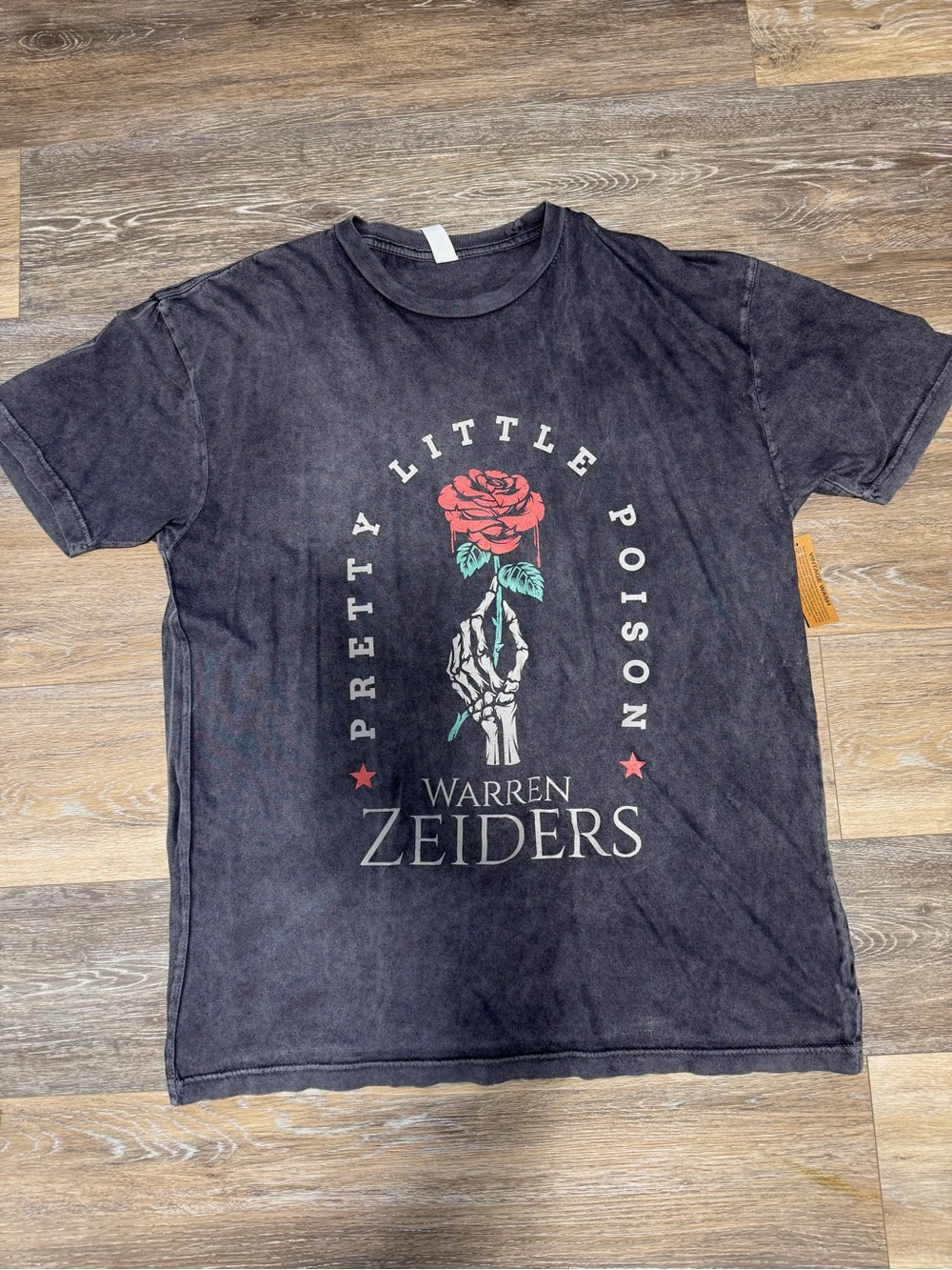 Warren Zeiders Concert Merch XL black T-Shirt NWT